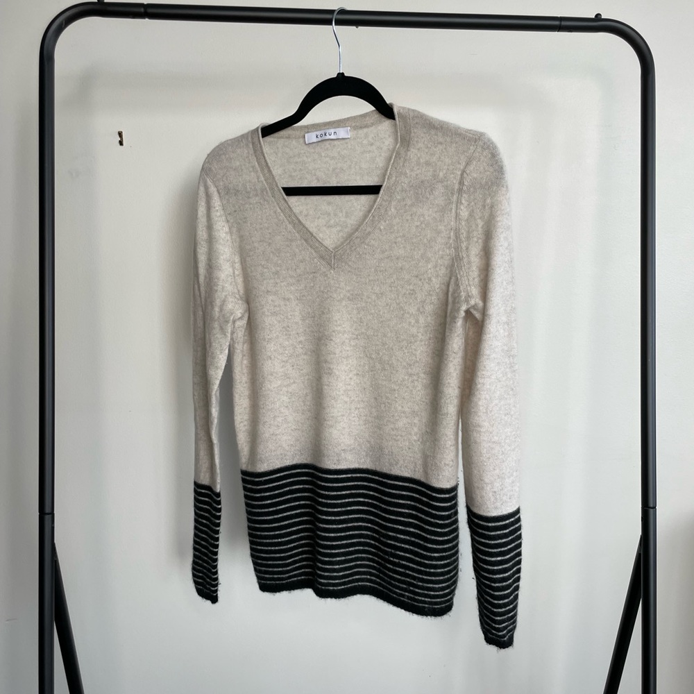 100% cashmere sweater